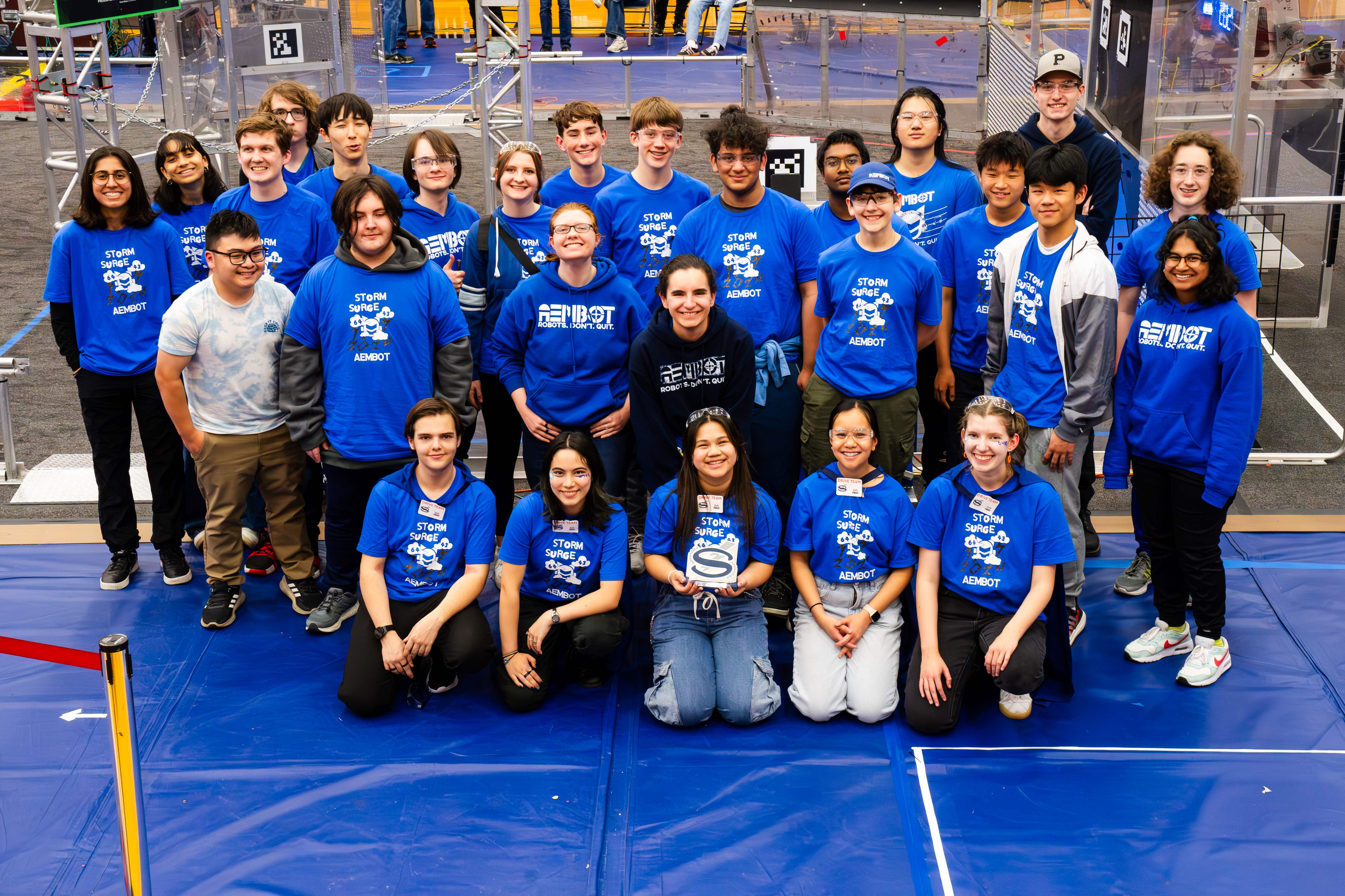 Team photo on the field